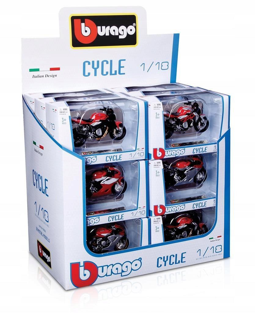 Cycle 1:18 different types of BBURAGO