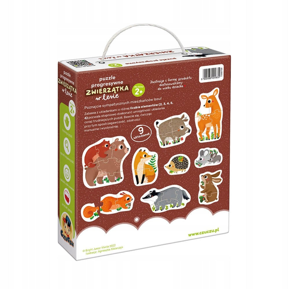 CzuCzu Progressive Puzzle Animals in the Forest Brand CzuCzu