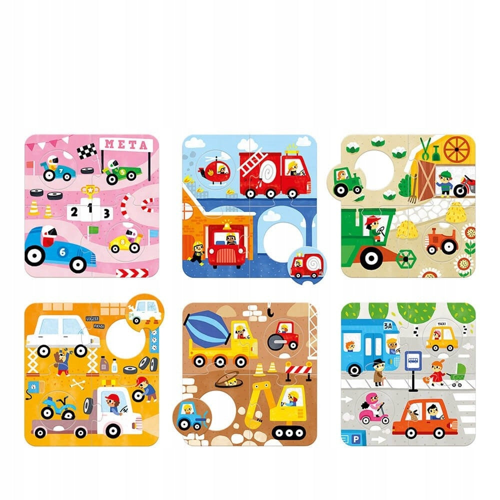 CzuCzu Puzzles with hole Vehicles