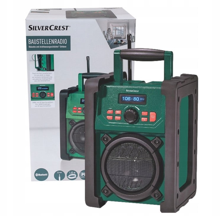 DAB+ Bluetooth BUILDING RADIO, Batteries, Power Supply