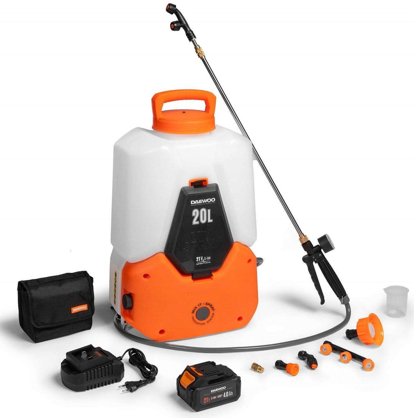 DAEWOO DSA 2021LI SET CORDLESS SPRAYER 21V 4.0Ah 20L Tank capacity 20 l