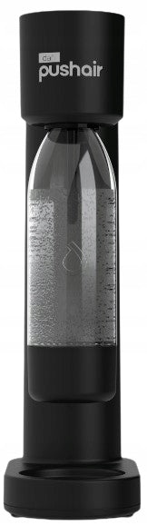 DAFI PUSHAIR water saturator siphon black + CO2 cartridge + bottle 0,7 soda Certificates of conformity CE
