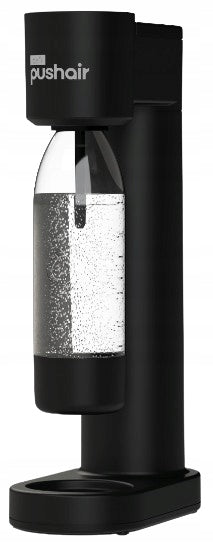 DAFI PUSHAIR water saturator siphon black + CO2 cartridge + bottle 0,7 soda Product weight with unit packaging 2 kg