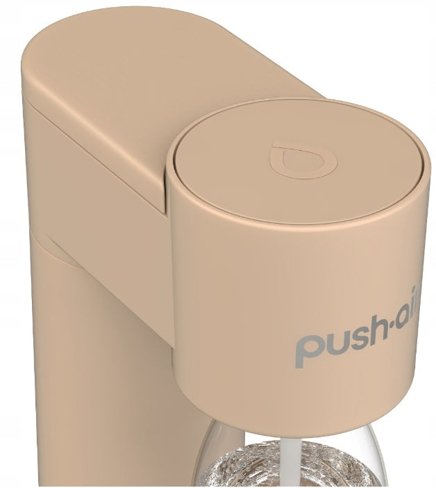 DAFI PushAir Saturator for water siphon cappuccino + CO2 cartridge + bottle 0,7 soda Brand Dafi