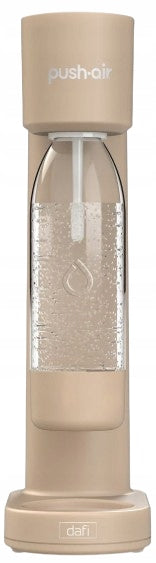 DAFI PushAir Saturator for water siphon cappuccino + CO2 cartridge + bottle 0,7 soda Certificates of conformity CE