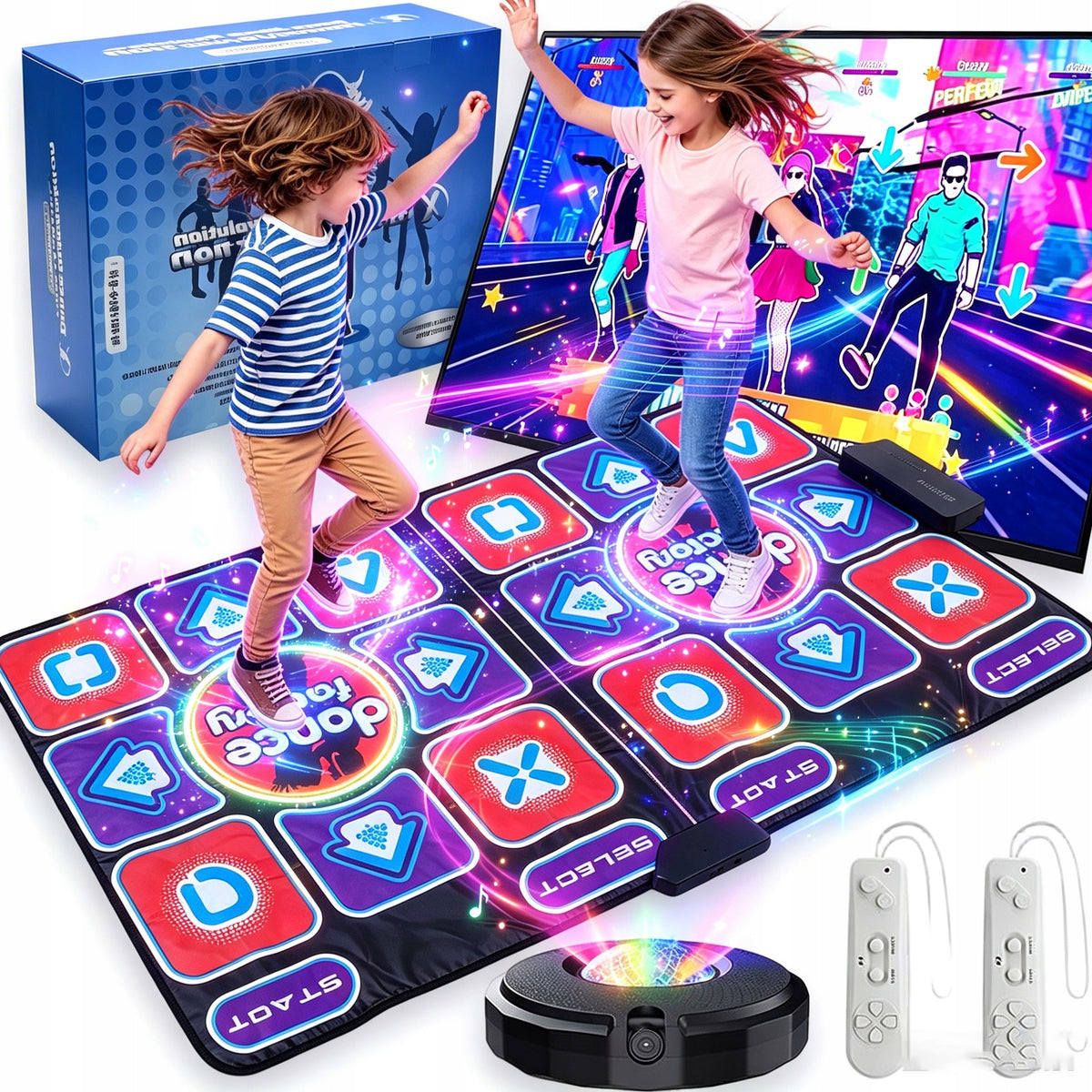 DANCE MAT FOR DANCING NON-SLIP MAT GAME WITH 206GAMES 179SONGS