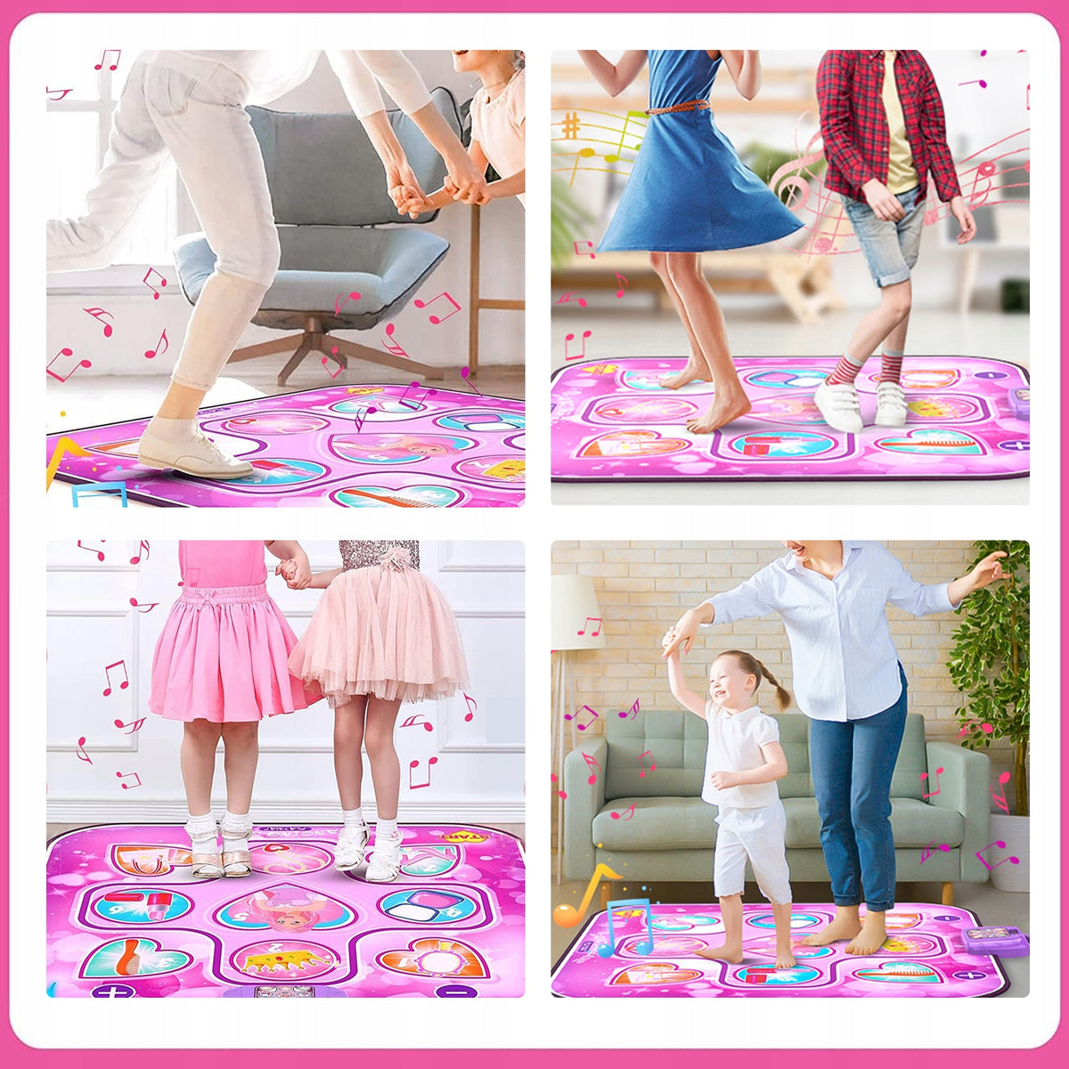 DANCE MAT FOR DANCING NON-SLIP MAT GAME WITH MULTIPLE LED Product weight with unit packaging 0.94 kg