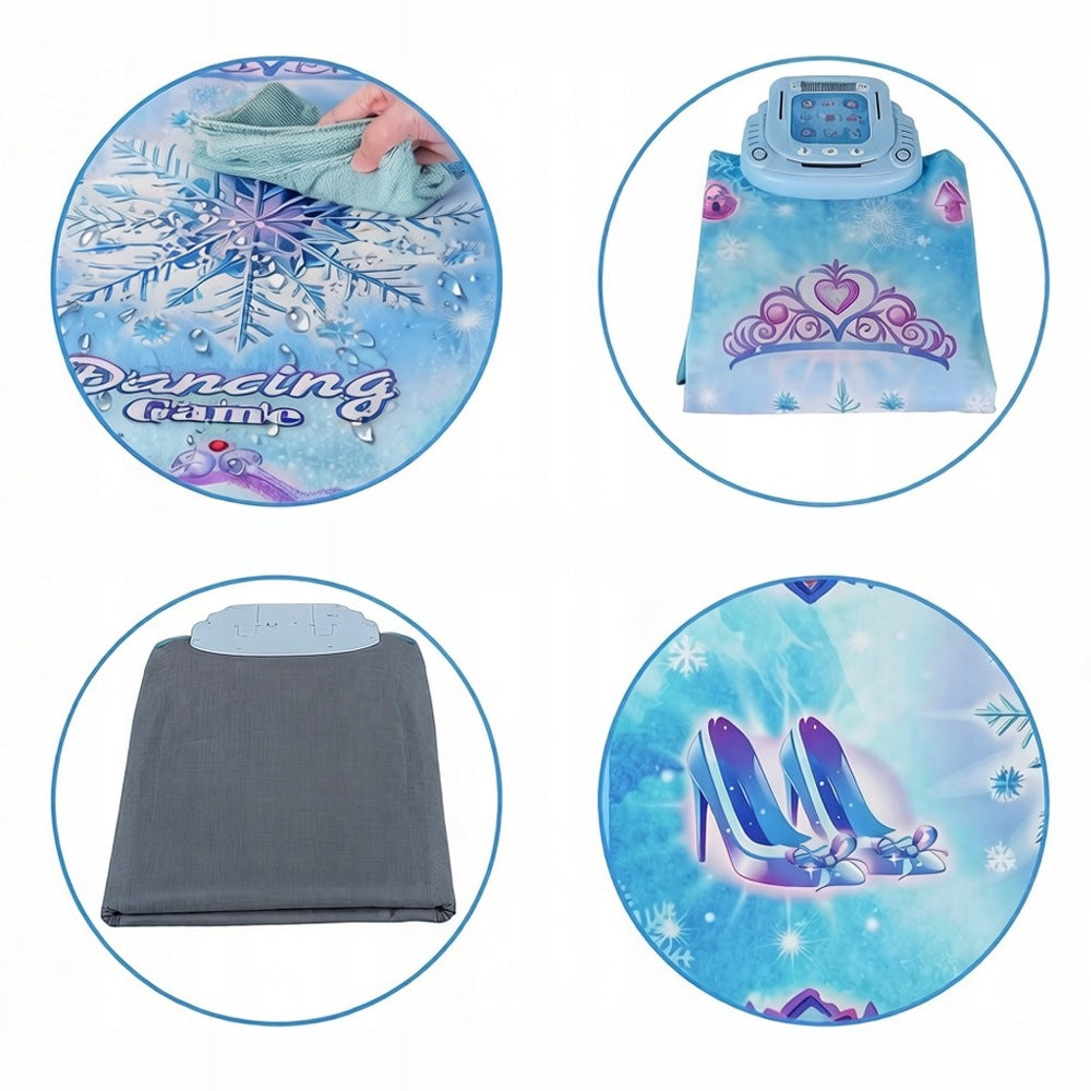 DANCE MAT FOR LED BLUETOOTH MUSIC MAT 9 DIFFERENT LEVELS Minimum kid's age 8