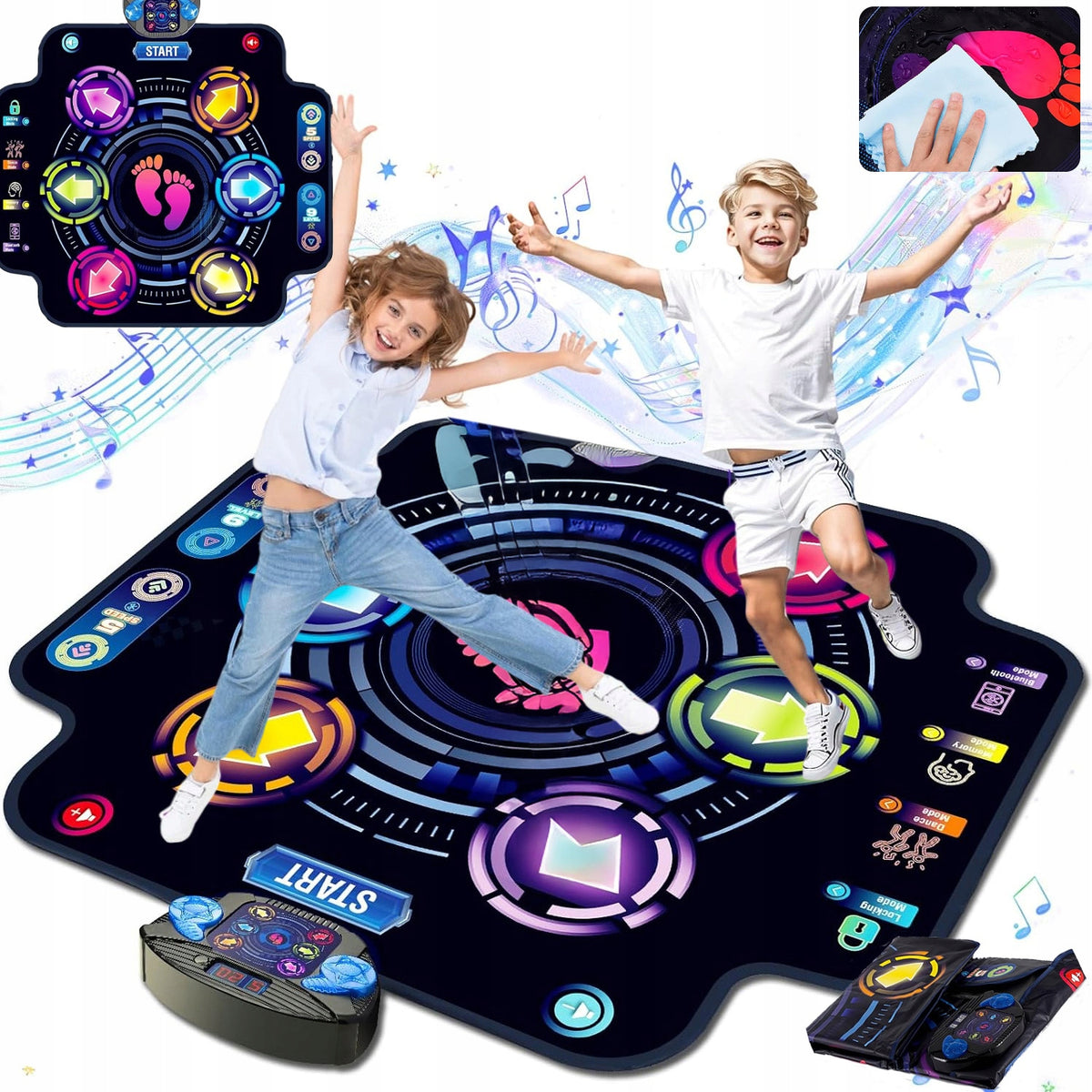 DANCE MAT MUSIC DANCE CHILDREN BLUETOOTH DANCE NON-SLIP