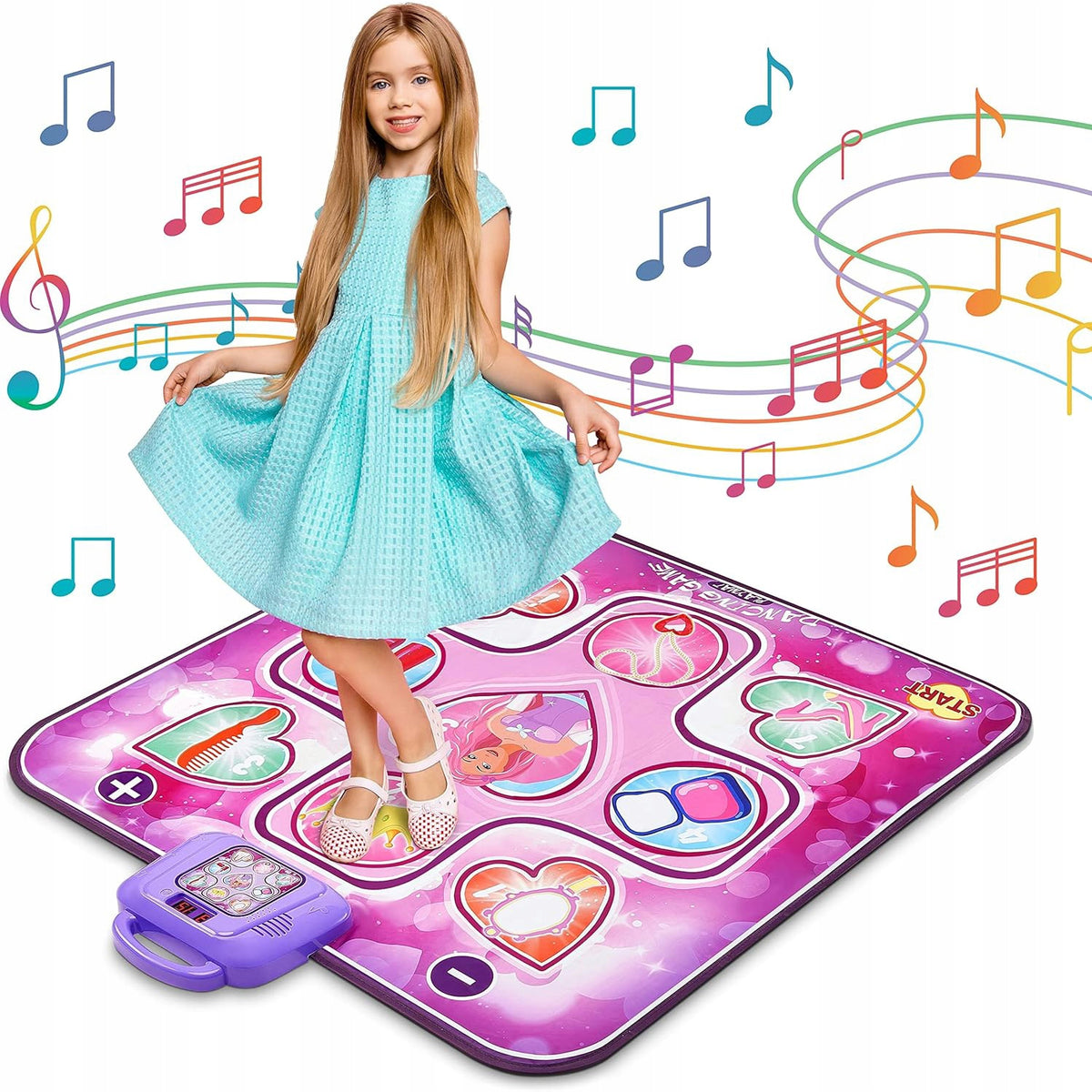 DANCE MAT MUSICAL ARCADE GAME WITH 6 GAME MODES 90*90cm