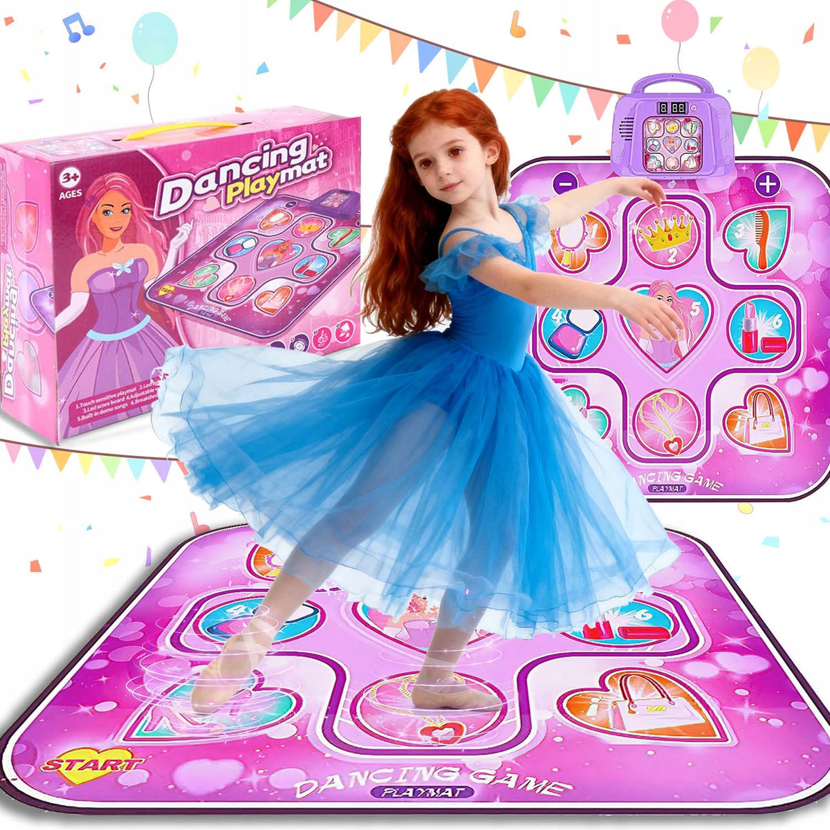 DANCE MAT MUSICAL DANCE FOR CHILDREN INTERACTIVE DANCE GAME TOYS