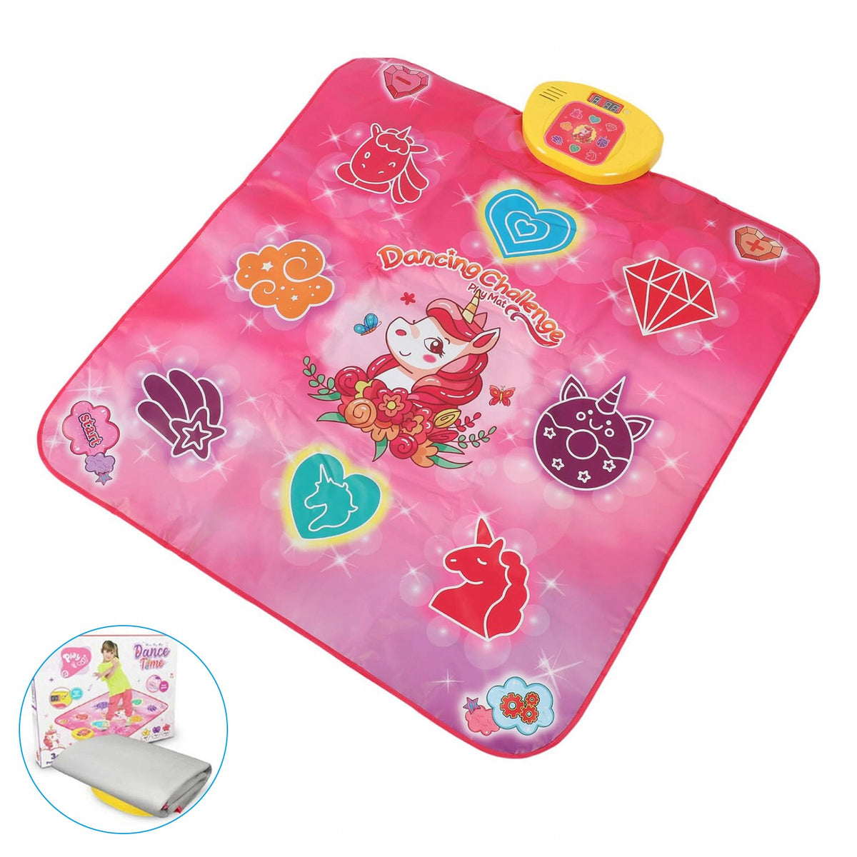 DANCE MAT NON-SLIP LIGHTWEIGHT FOLDABLE INTERACTIVE 5 MODES GIFT Brand no brand