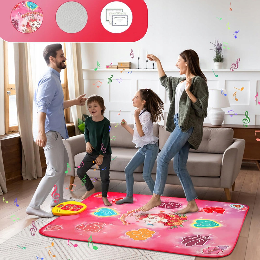 DANCE MAT NON-SLIP UNICORN CHRISTMAS BIRTHDAY GIFT LED Packaging status original