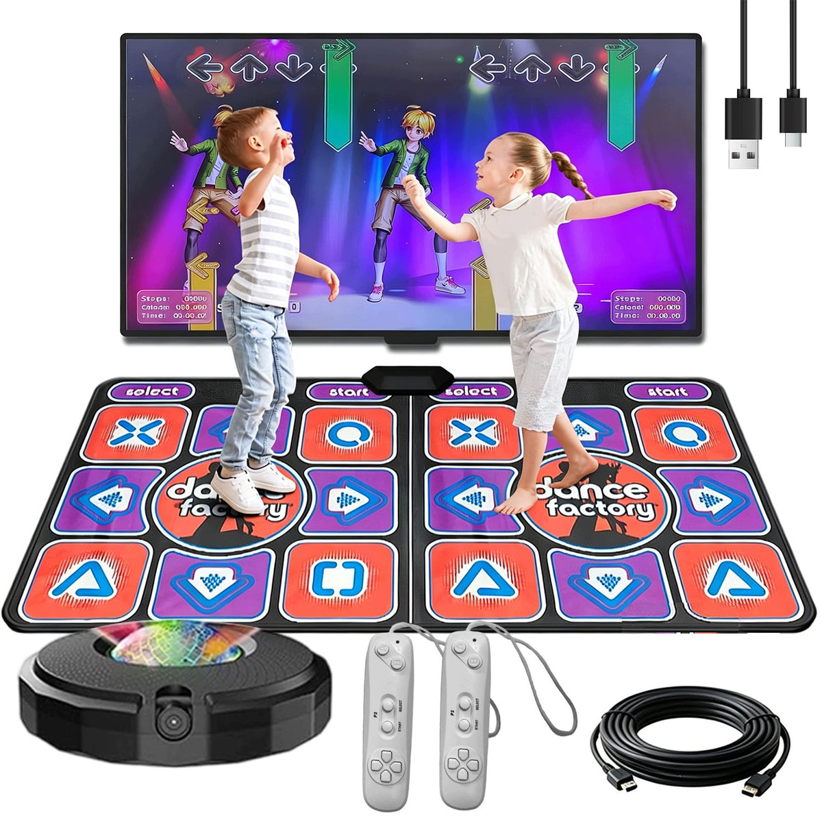 DANCE MAT QUAD-CORE CHIP IMAGE 4K TV COMPUTER CONSOLE GAME AR