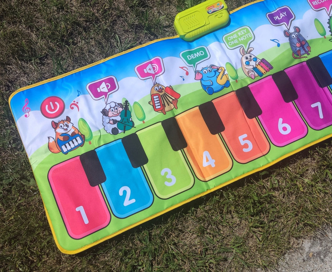 DANCE MUSIC MAT for children 130X48 cm FOR DANCING PIANO RECORDS Brand Stator