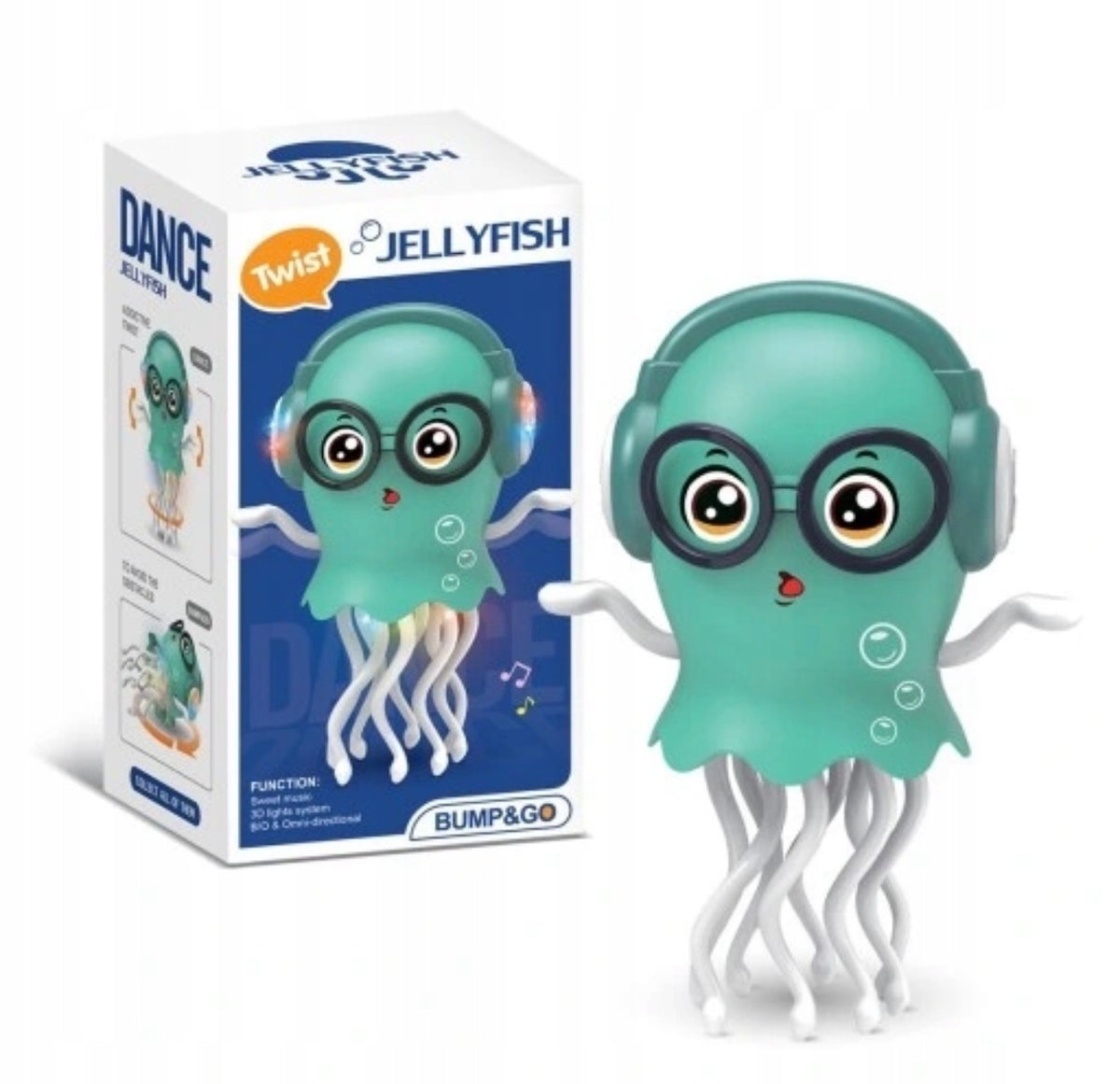 DANCING JELLYFISH OCTOPUS INTERACTION LIGHTS RIDES DANCES SINGS LED Brand no brand