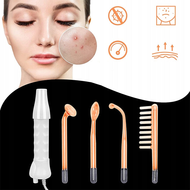 DARSONVAL OZONE THERAPY 4 PELLETS ELECTRODE CARE FOR BODY FACE Manufacturer code REGENERACJA ODŻYWIANIE SKÓRY OZON ZABIEGI