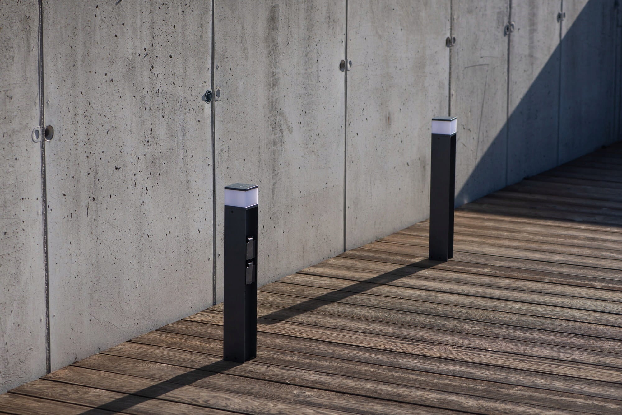 DASTEN 30 S SO B garden post with sockets Schuko anthracite 38769 Kanlux Brand Kanlux
