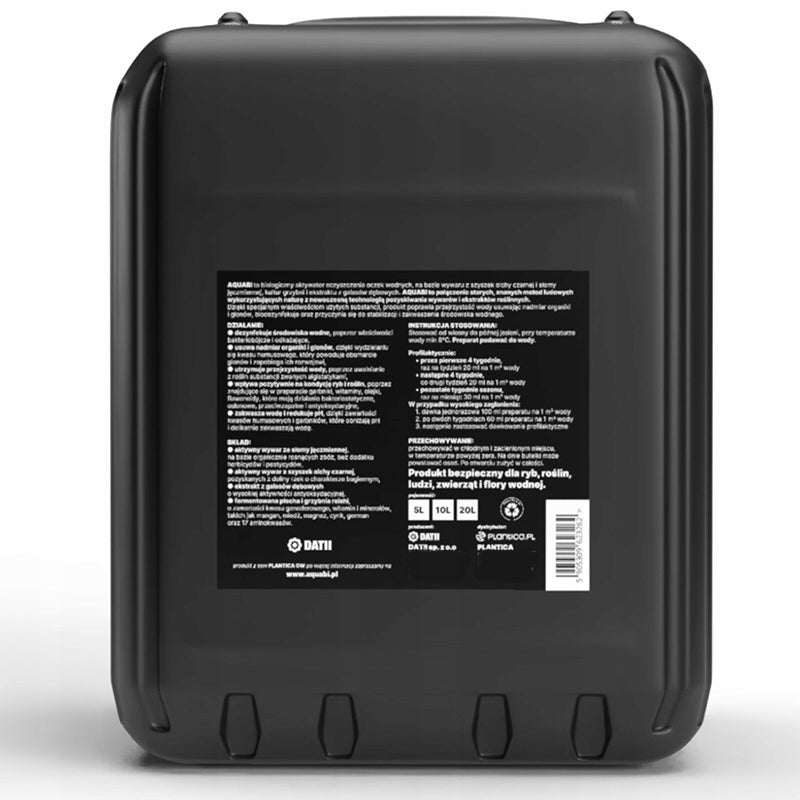 DATII AQUABI 5L per 250m³ biological mesh cleaning and algae control EAN (GTIN) 5905309623262