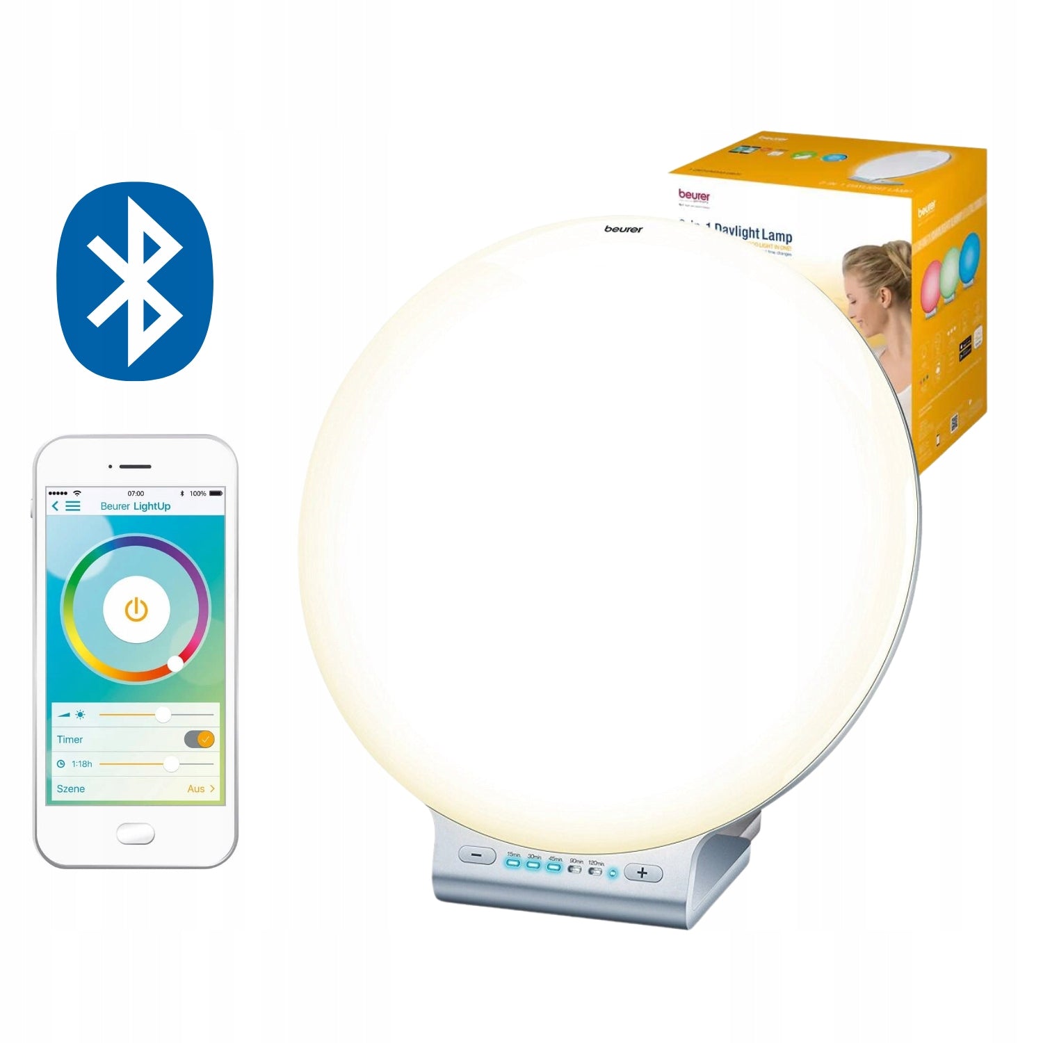 DAYLIGHT PHOTOTHERAPY LAMP BEURER TL 100 MEDICAL 10000 LUX