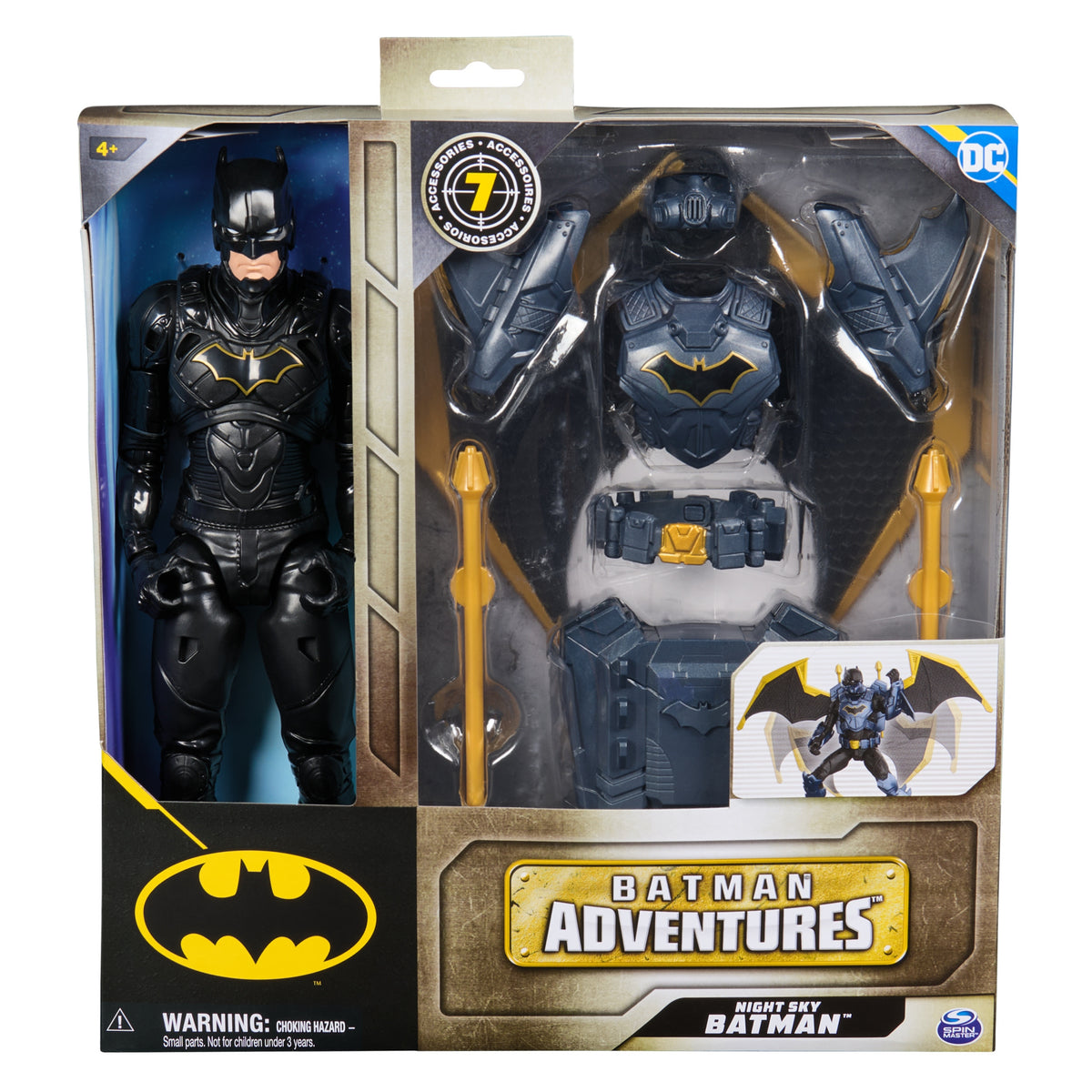 DC BATMAN LARGE FIGURINE DOLL DARK KNIGHT 30CM Accessories 4+