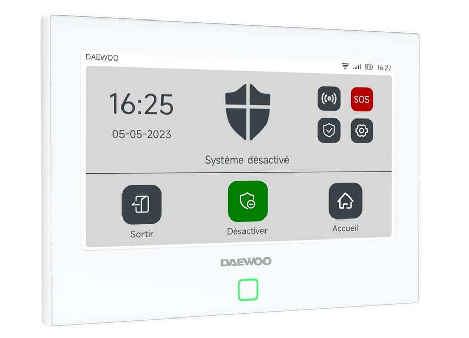 DEAWOO SECURITY AM371 PACKAGE SET ALARM SYSTEM 12 PIECE 10A118 Manufacturer code AM371