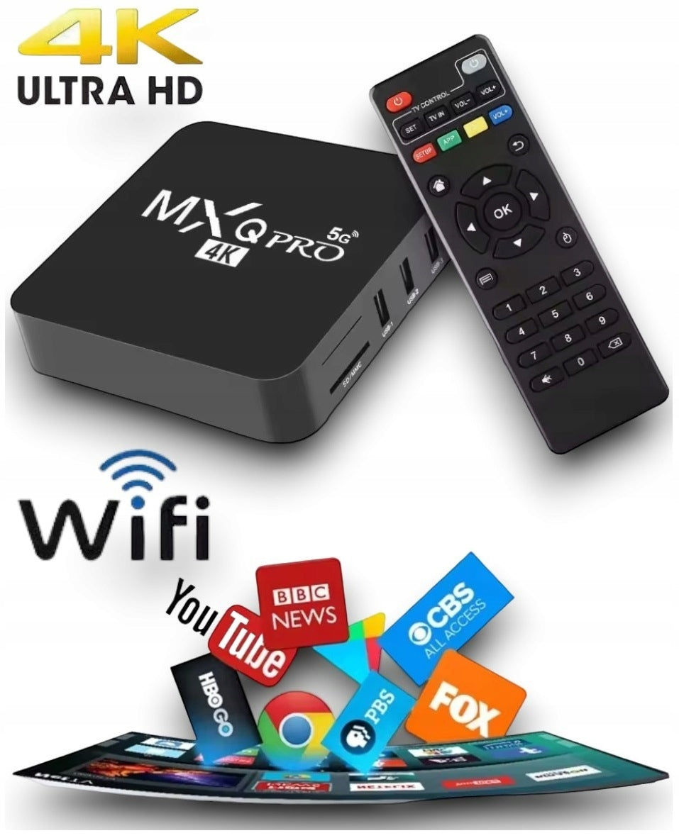 DECODER ANDROID 7.1 SMART TV BOX 8GB MXQ PRO 4K MEDIA PLAYER