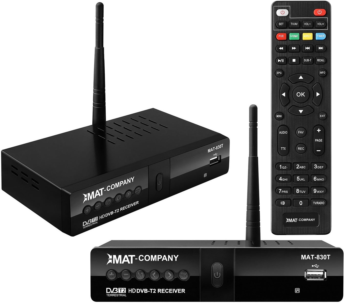DECODER TERRESTRIAL TV TUNER HD DVB-T DVB-T2 / WiFi Packaging status original