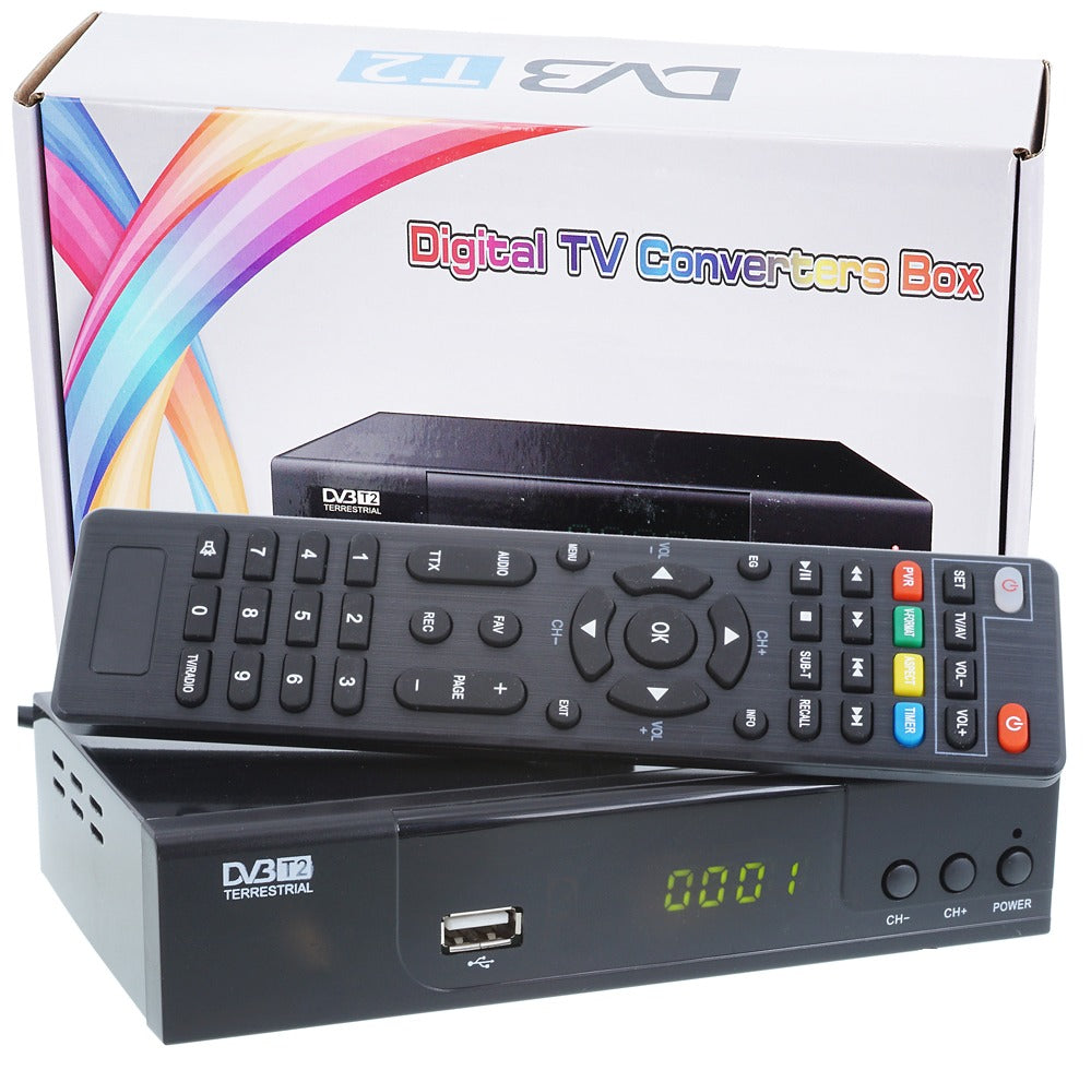 DECODER TUNER DVBT2 H.265 HEVC