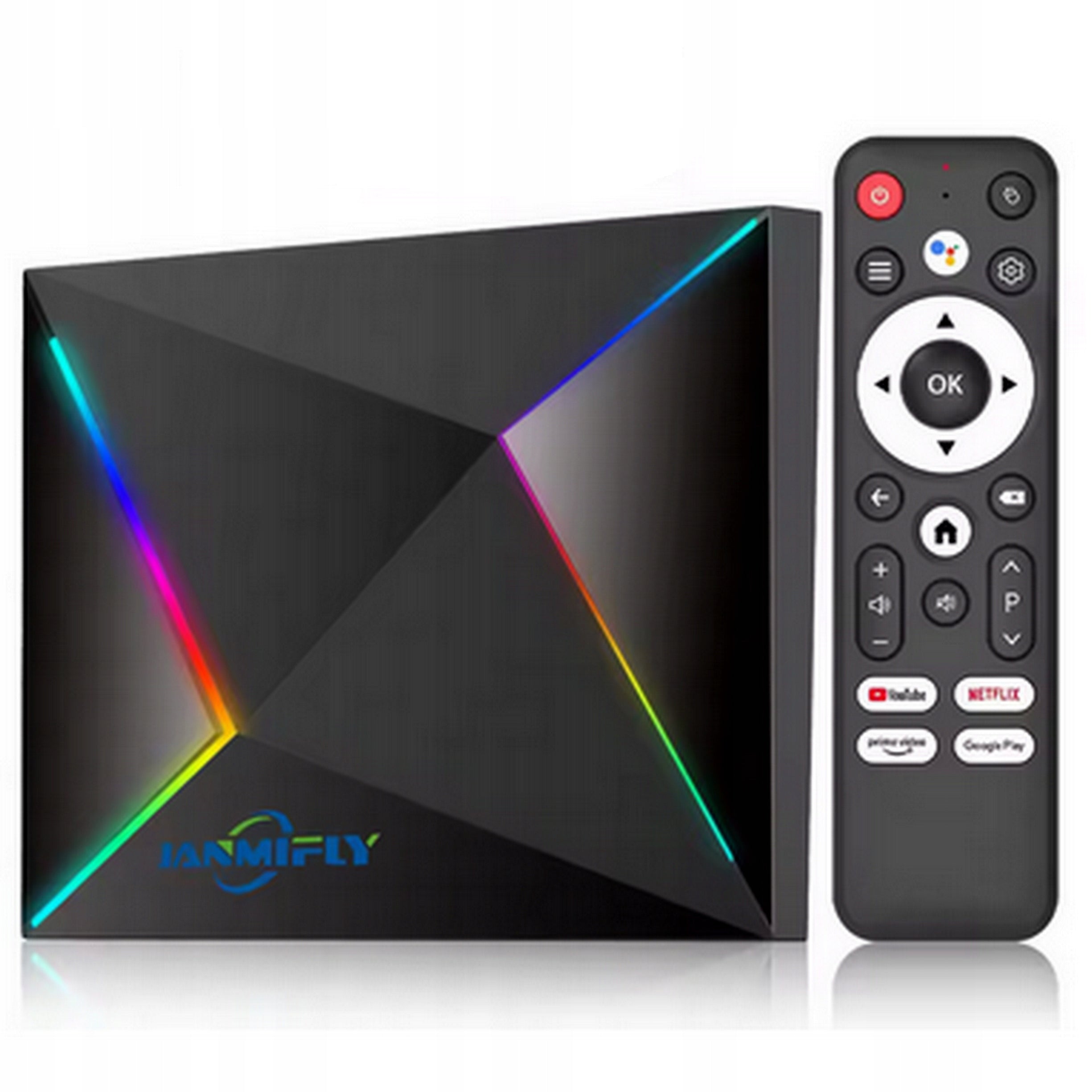 DECODER TV BOX JANMIFLY R69PlUS ANDROID WIFI BLUETOOTH ULTRA HD 8K 4GB 64GB