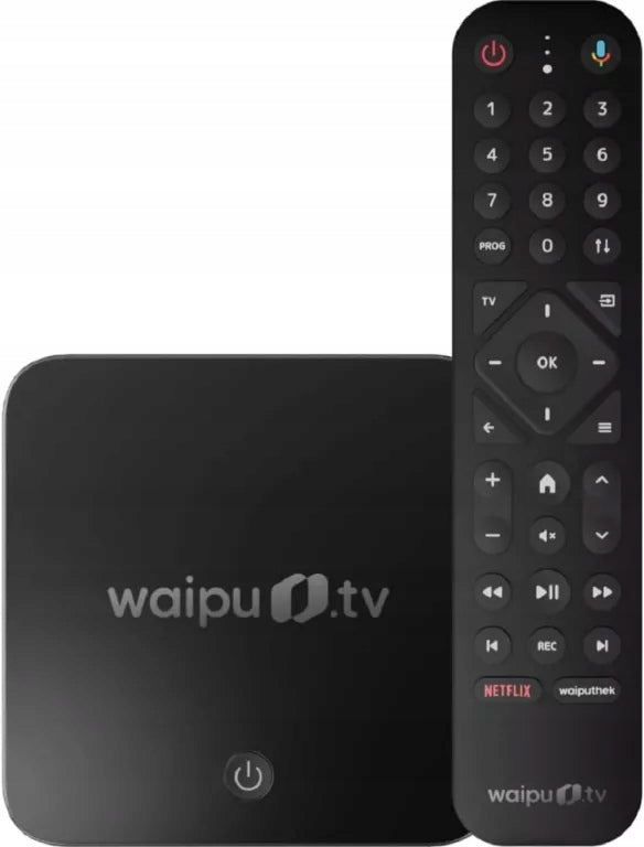 DECODER WAIPU.TV | INCLUDES REMOTE CONTROL WITH LIGHTING | TV VIA WI-FI |