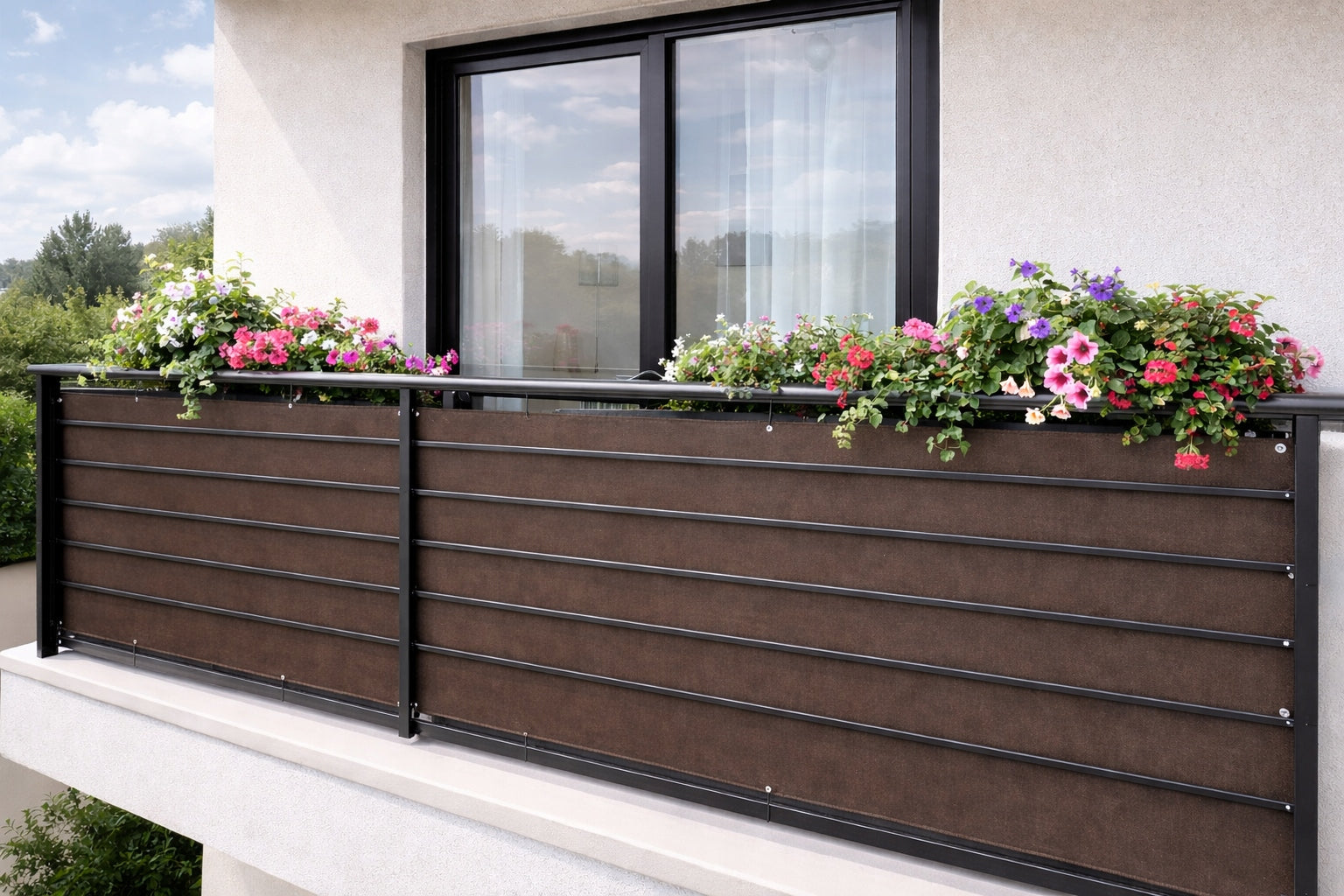 DECOMAT BALCONY MAT 0,80X7,00M BROWN