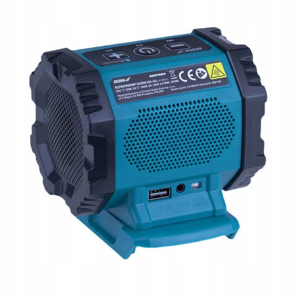 DEDRA DED7004 bluetooth battery speaker Manufacturer code DED7004