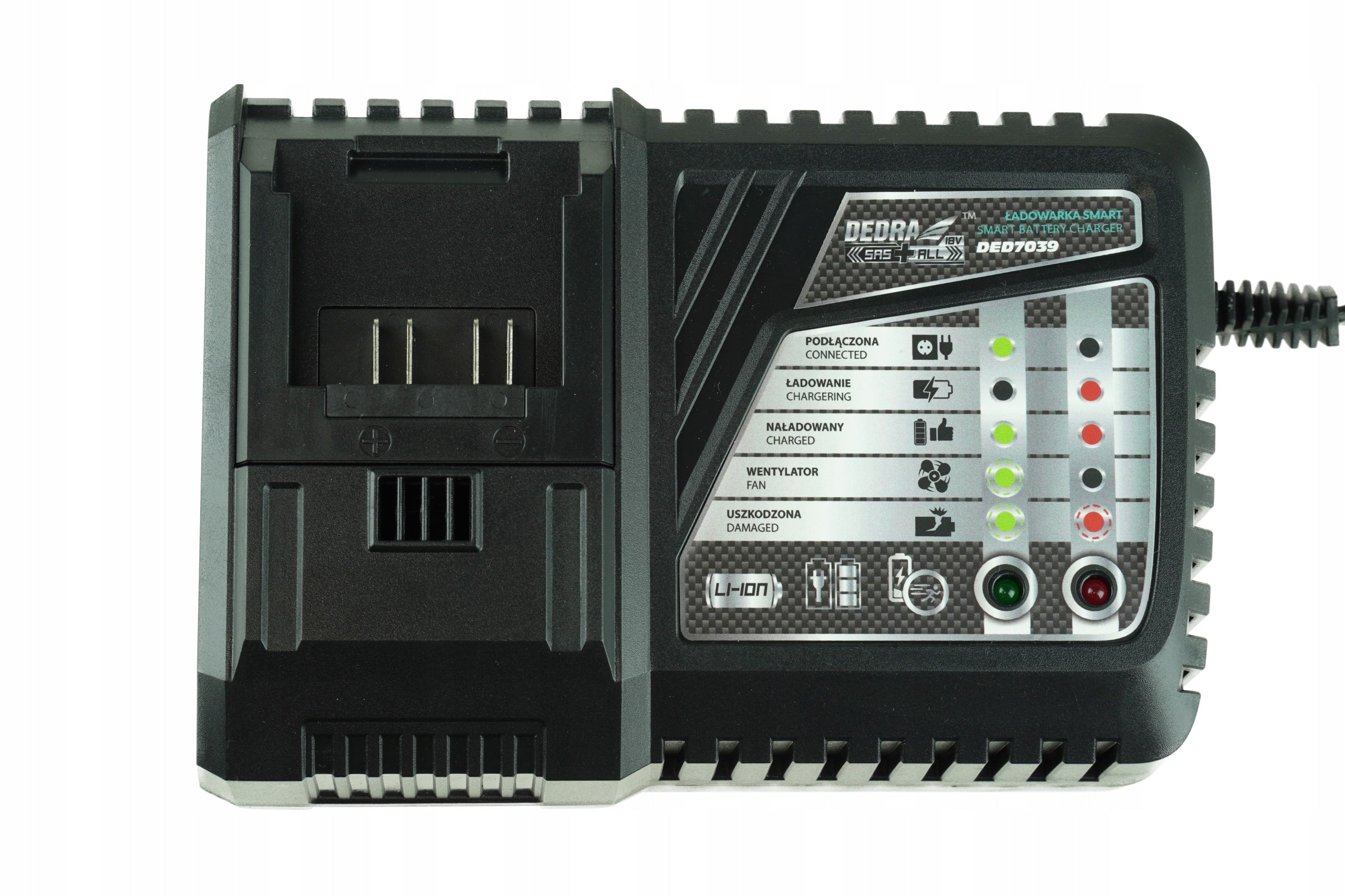 DEDRA FAST BATTERY CHARGER POWER SUPPLY 2 SOCKETS SAS+ALL DED7039 Brand Dedra
