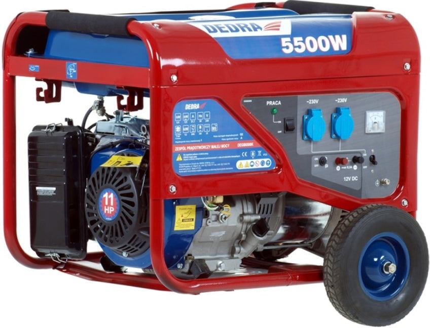 DEDRA GENERATOR SET 5500W 12V / 230V 5,5KW + OIL Manufacturer code DEGB6500K