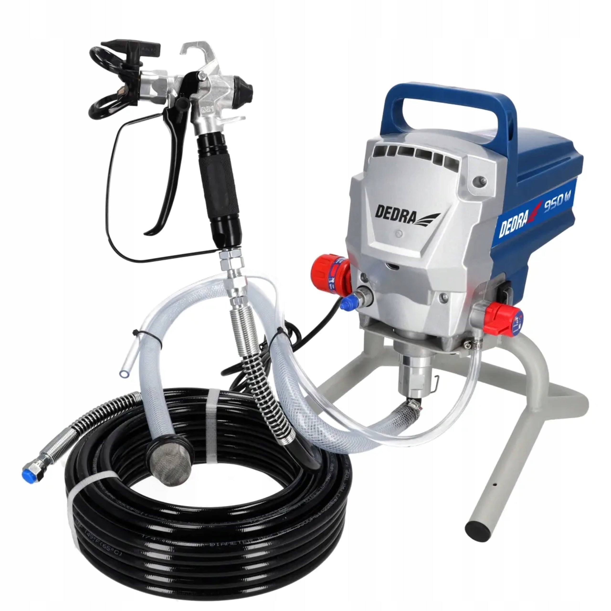 DEDRA HYDRODYNAMIC PAINT SPRAYER 950W 250BAR 2,1L/MIN HOSE 15M SET Manufacturer code DED_DED7424