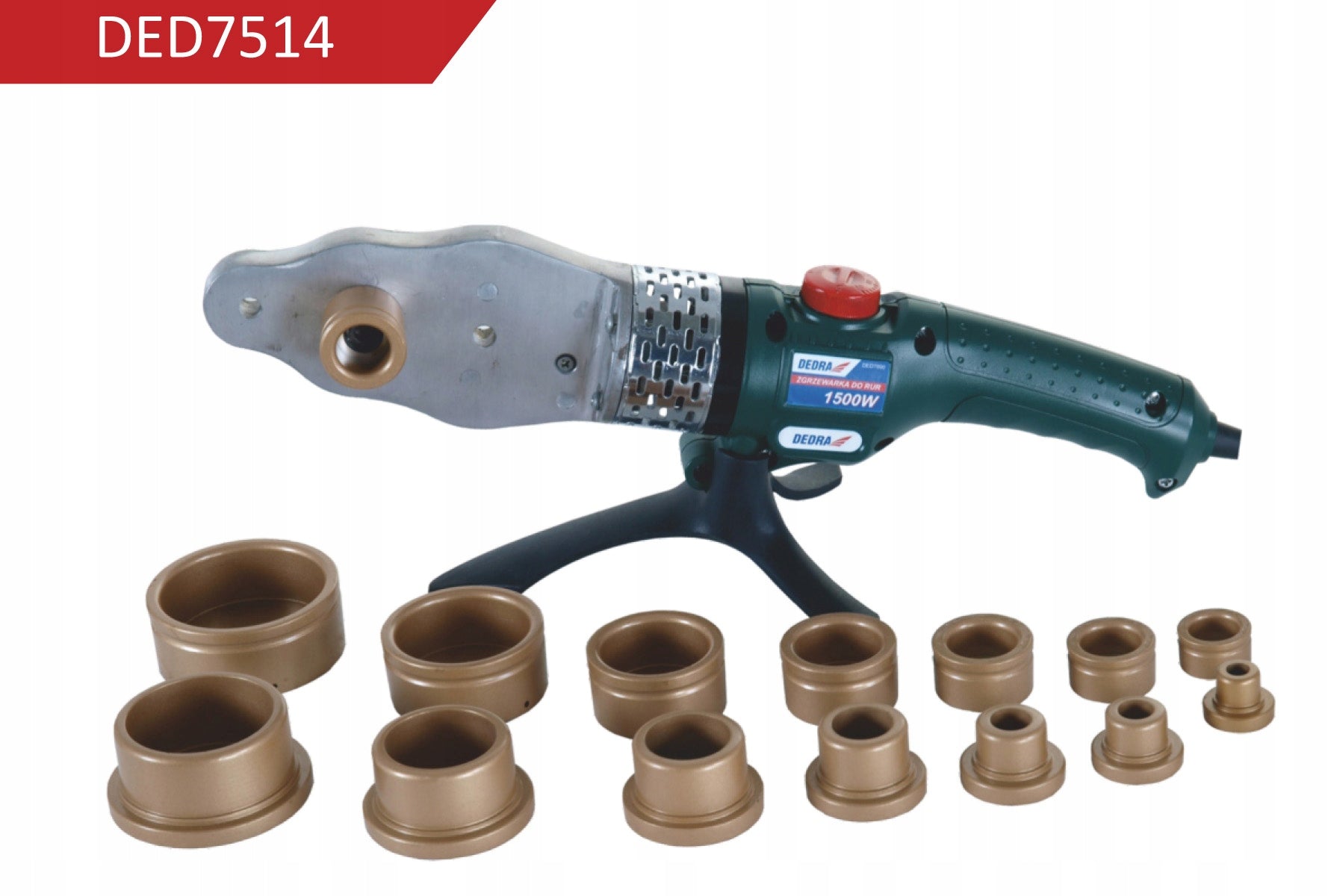 DEDRA Pipe welding machine 16-63mm thermostat Brand Dedra