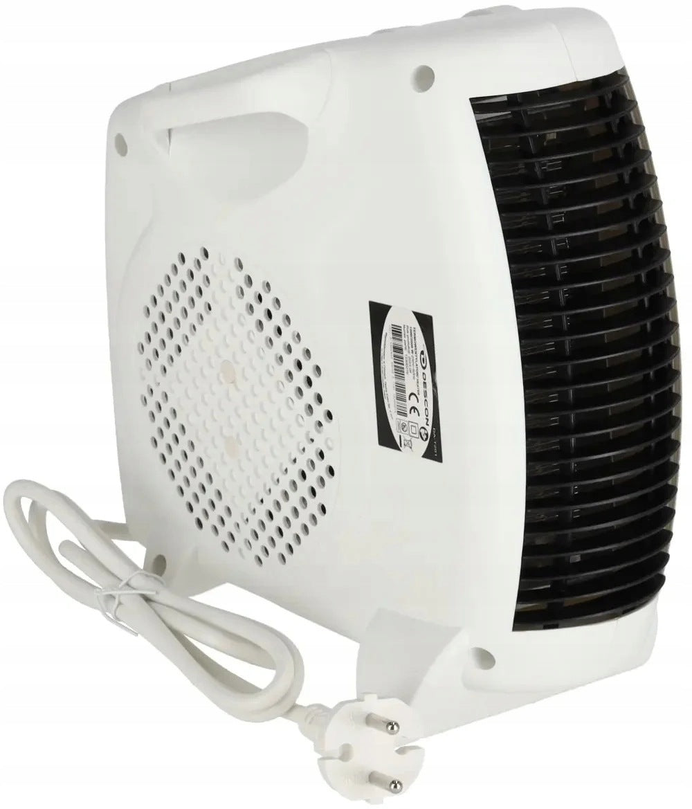 DEDRA vertical-horizontal fan heater 2000 W 1 pc. Dominant color white