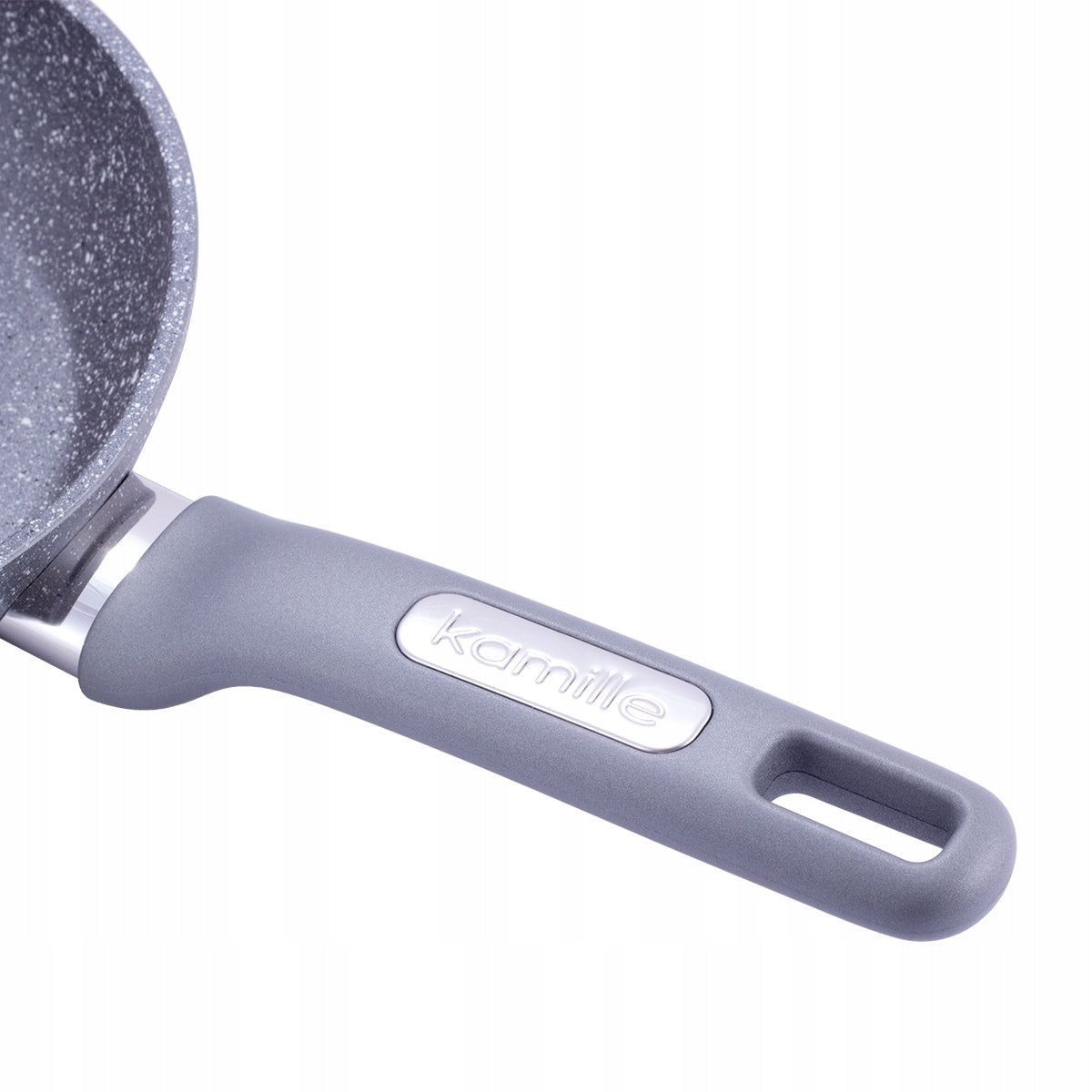 DEEP FRYING PAN 30CM WITH GRANITE COATING INDUCTION GAS Manufacturer code KM-4297GR