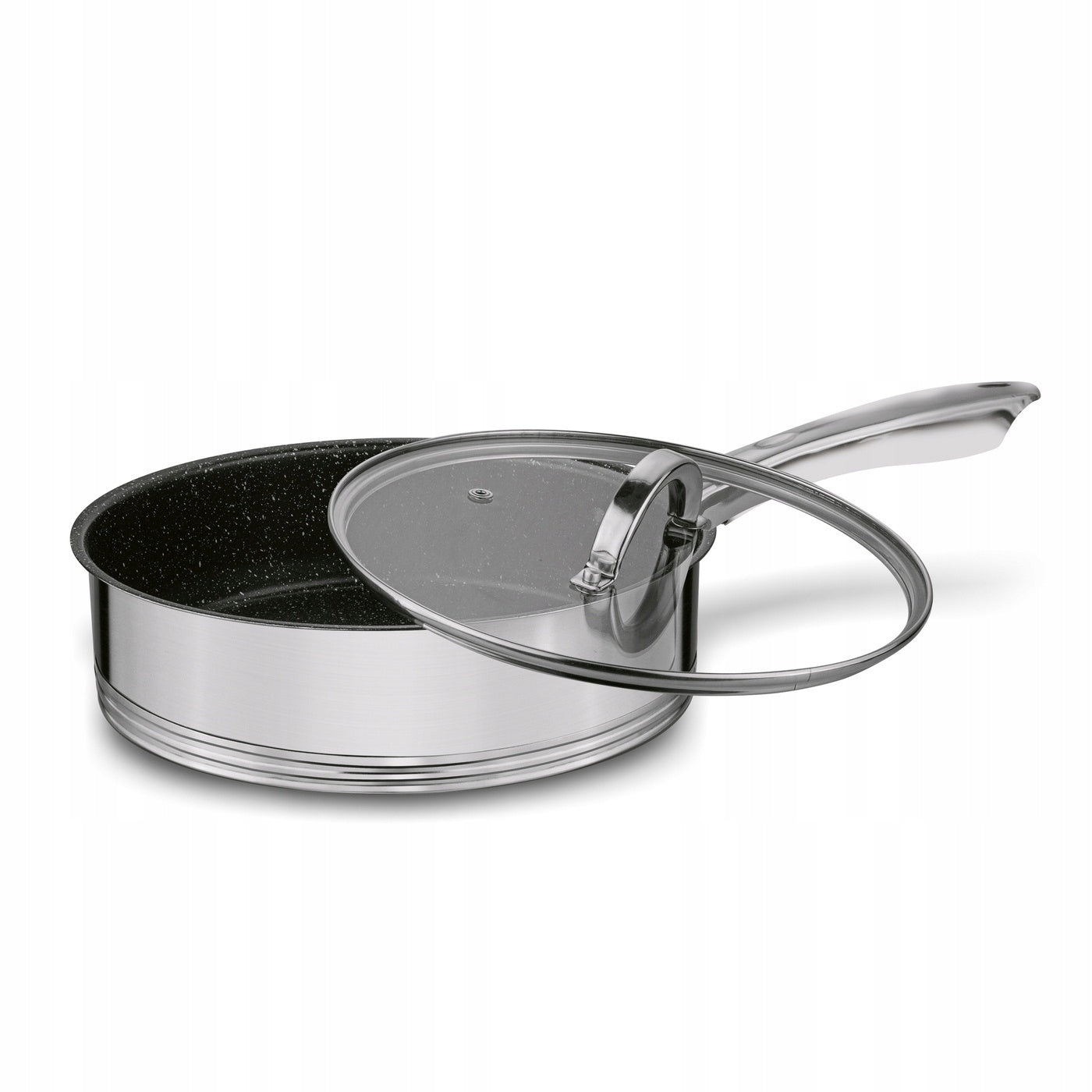 DEEP PAN Induction with LID Steel Gas Konighoffer Petra 24 cm Brand Konighoffer