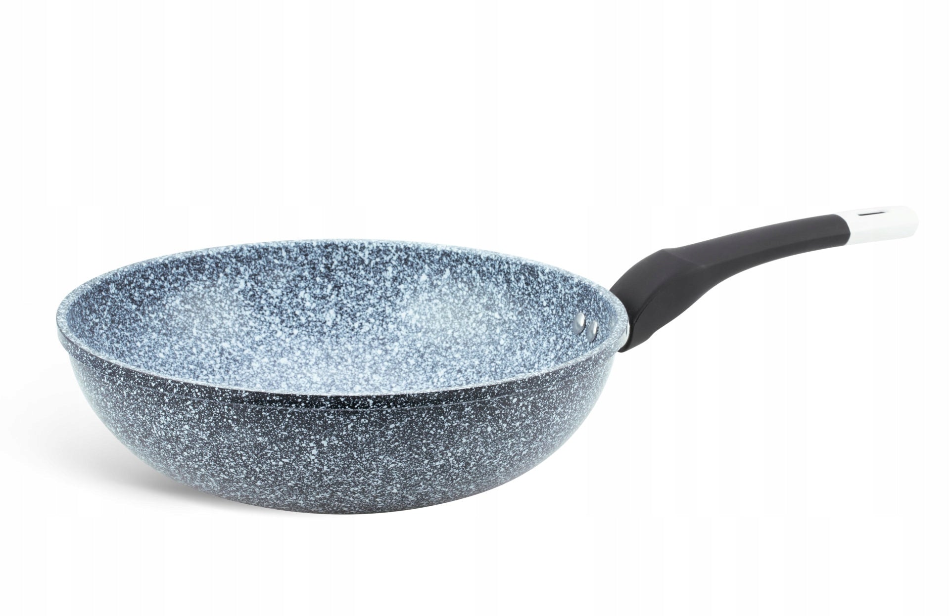 DEEP PAN WOK 24cm MARBLE PAN FOR INDUCTION GAS NON-STICK Manufacturer code GŁĘBOKA PATELNIA WOK 24cm EB9131