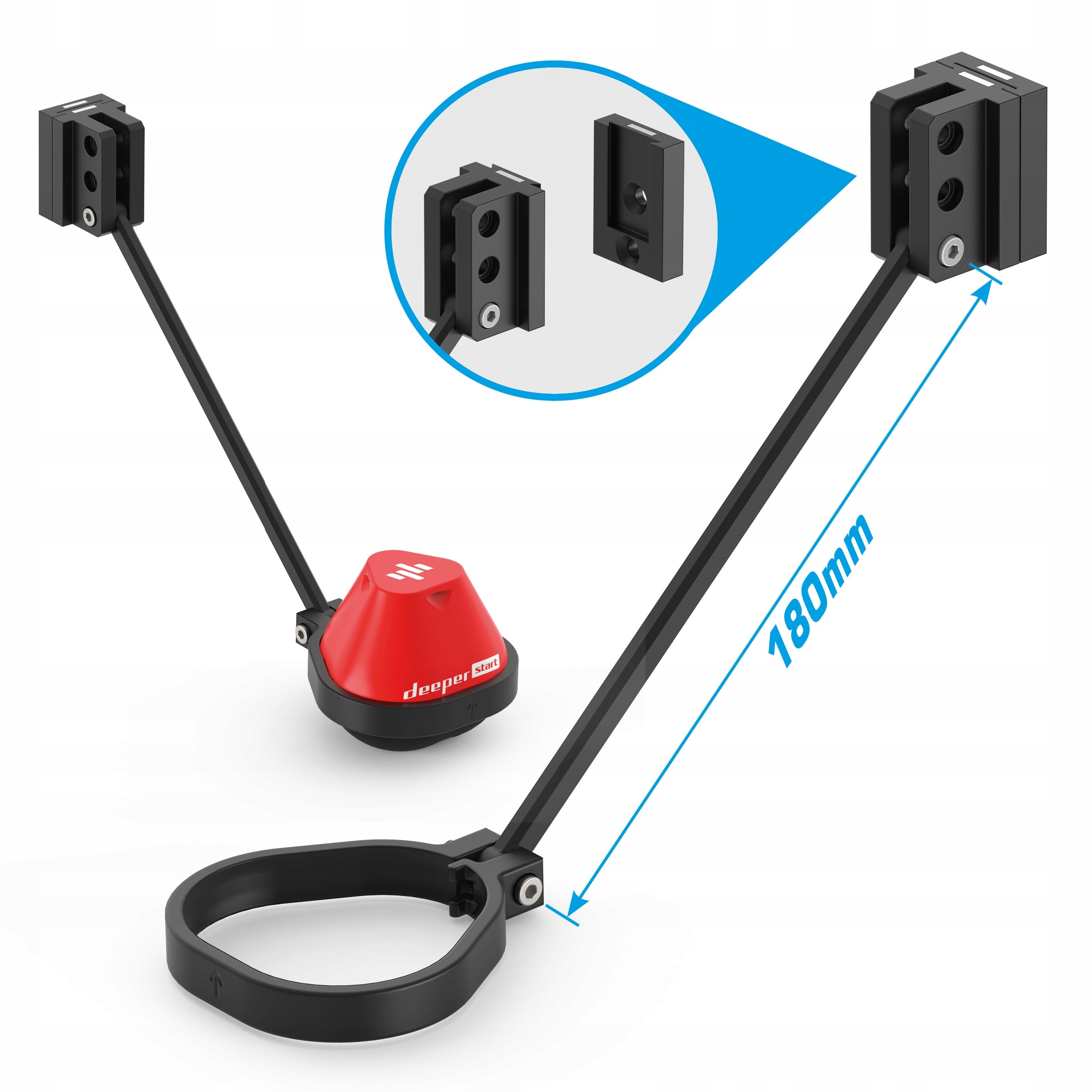DEEPER START sonar holder + quick release Fish Finder bait boat Manufacturer code uchwyt DEEPER START