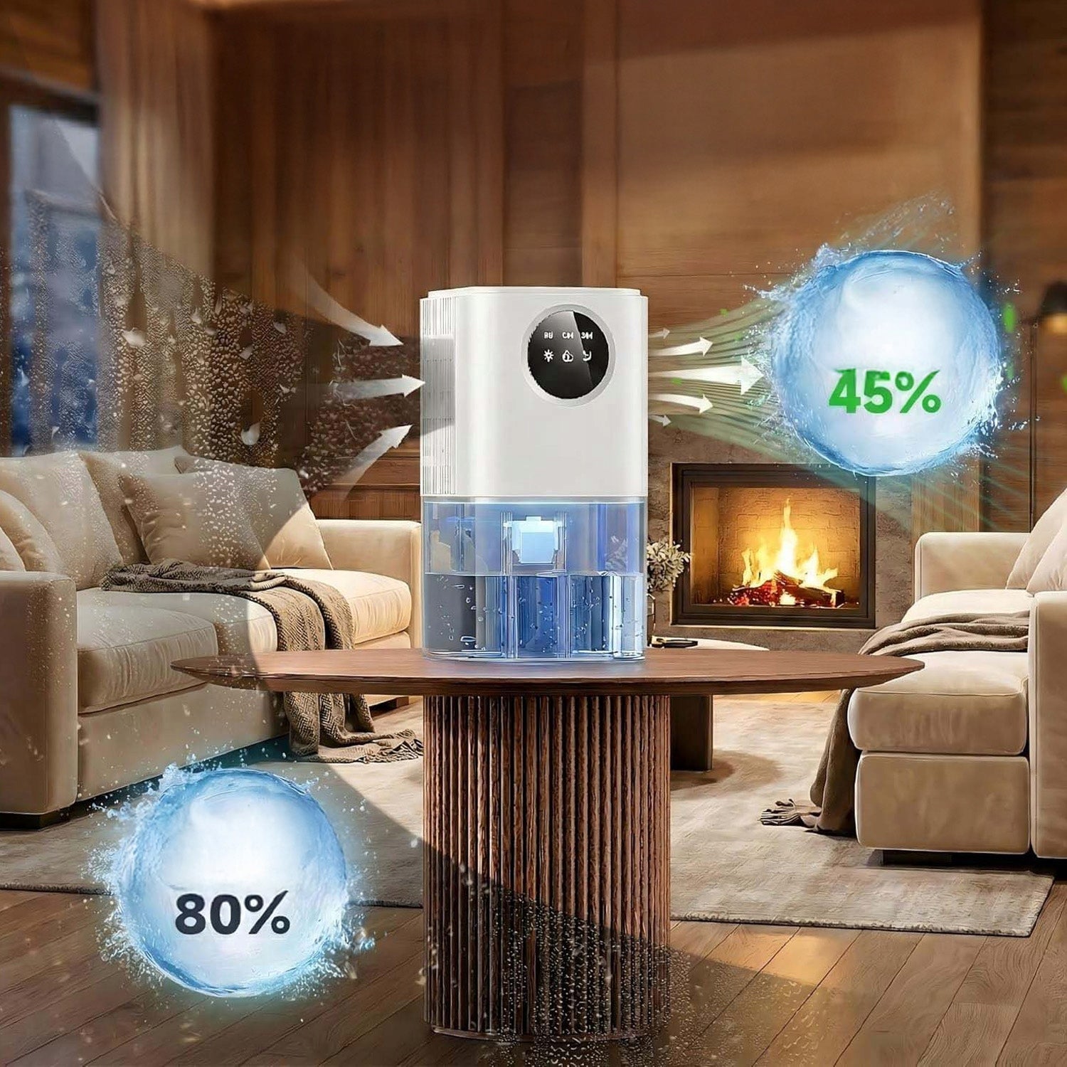 DEHUMIDIFIER ABSORBER INTELLIGENT AUTOMATIC SHUT-OFF 1,7L Medical device no