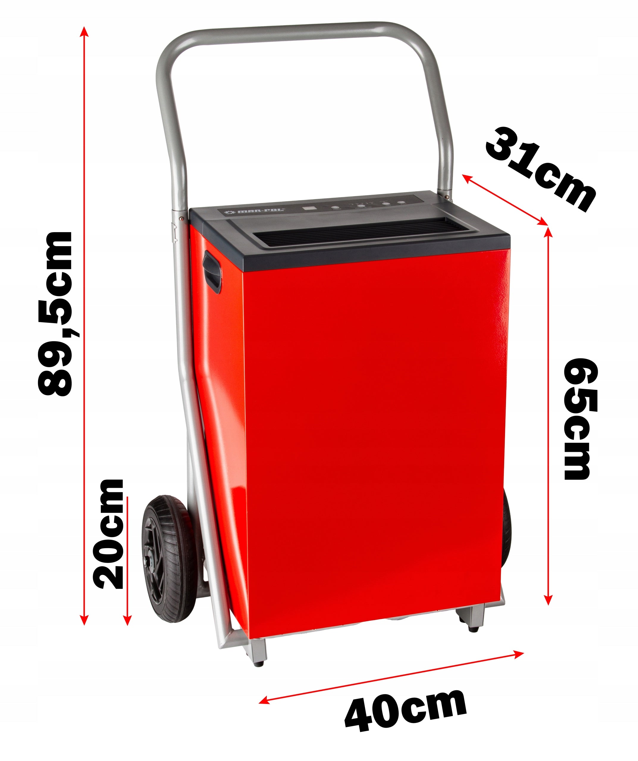 DEHUMIDIFIER INDUSTRIAL CONSTRUCTION MOISTURE ABSORBER 100L/24H Packaging status original