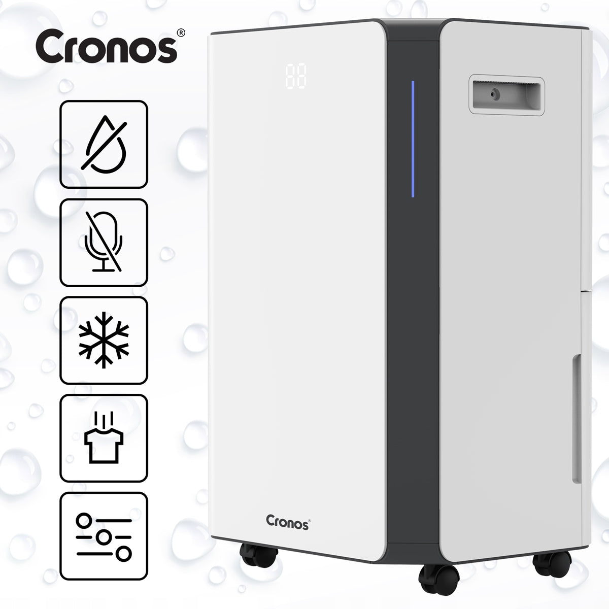 DEHUMIDIFIER MOISTURE ABSORBER 20L / 24h + WiFi + TIMER + HYGROSTAT EAN (GTIN) 5905325716467