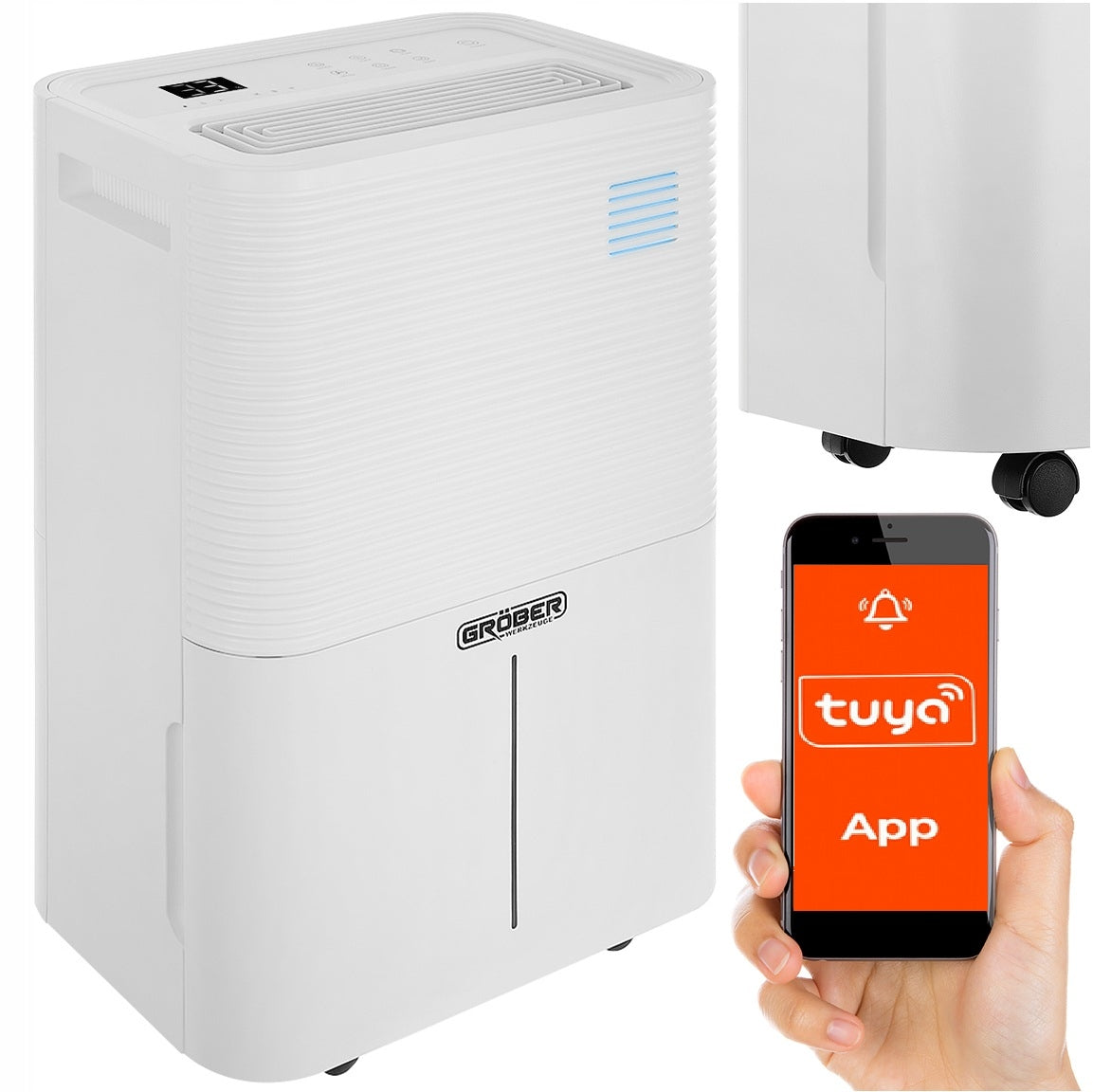 DEHUMIDIFIER MOISTURE ABSORBER 20l/24h WI-FI SMART APP