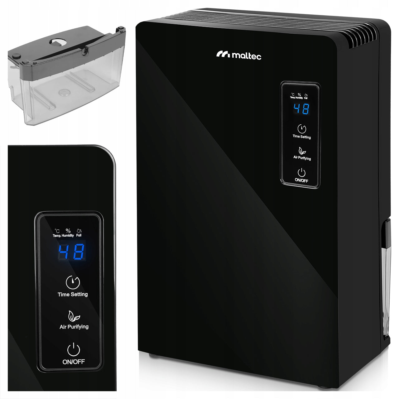 DEHUMIDIFIER MOISTURE ABSORBER LARGE QUIET POWERFUL 2200ML 90W