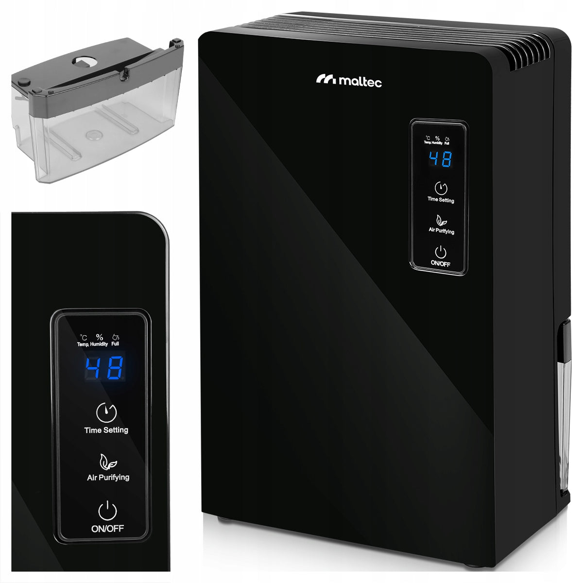 DEHUMIDIFIER MOISTURE ABSORBER LARGE QUIET POWERFUL 2200ML 90W
