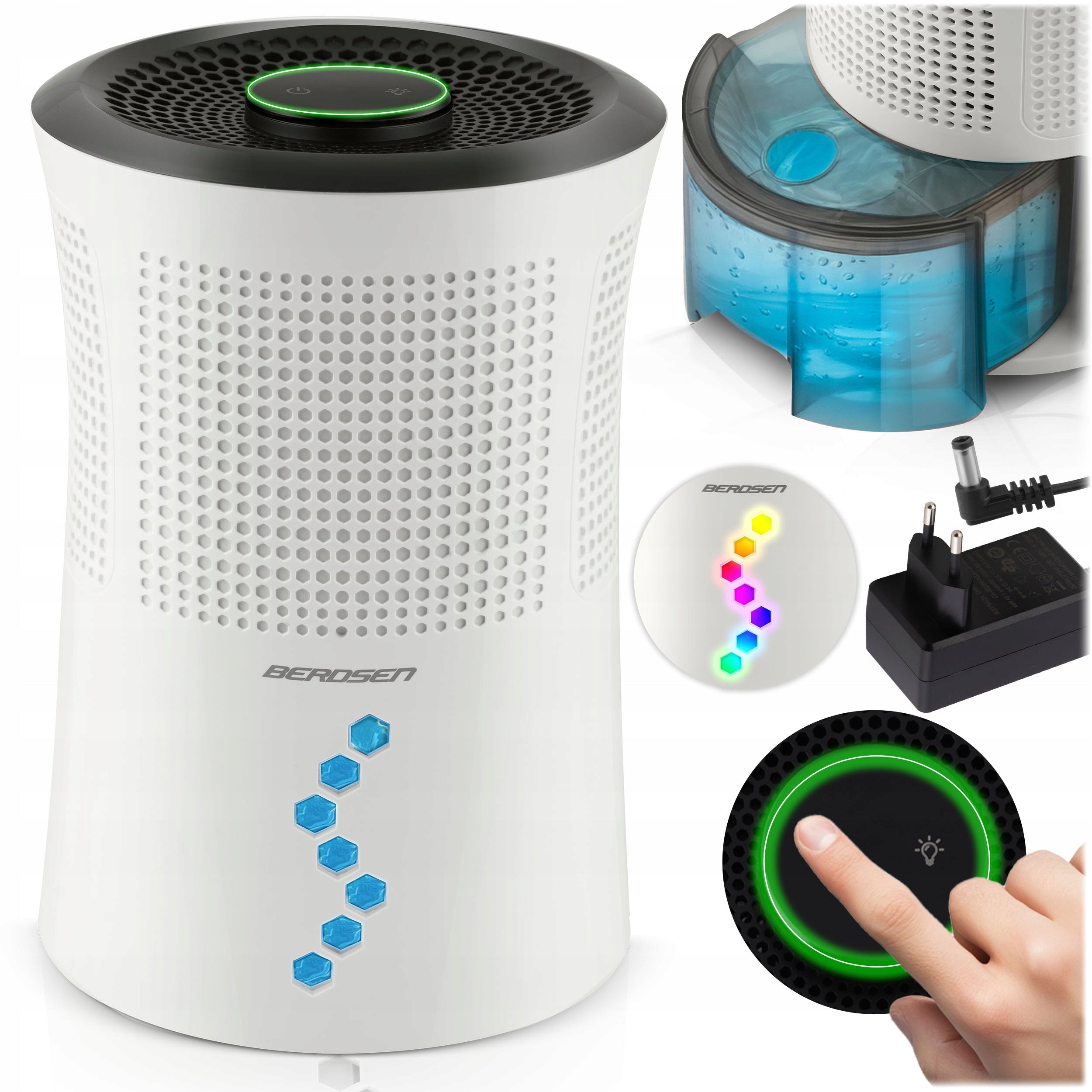 DEHUMIDIFIER MOISTURE ABSORBER QUIET 34dB LED Berdsen
