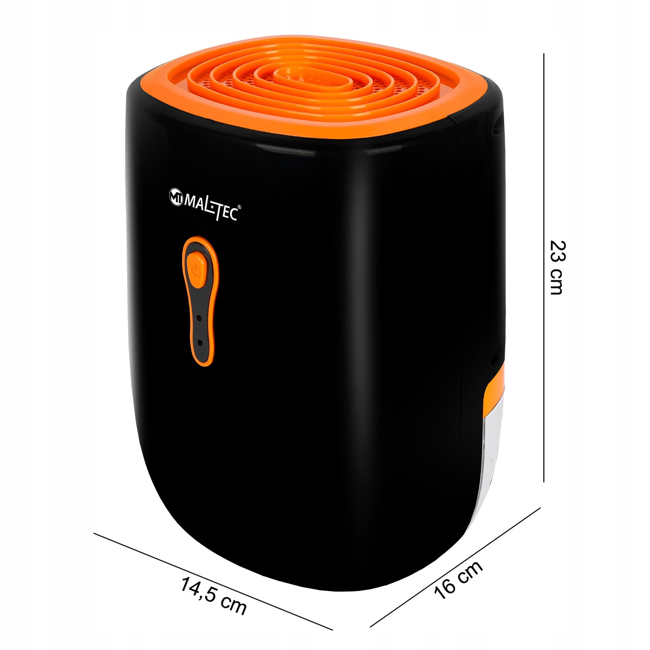 DEHUMIDIFIER MOISTURE ABSORBER QUIET EFFICIENT MALTEC 0,8L BLACK EAN (GTIN) 5901924230762